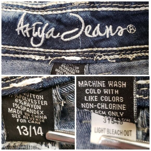 Ariya Light Bleach Out Jeans 13/14 - Picture 16 of 16